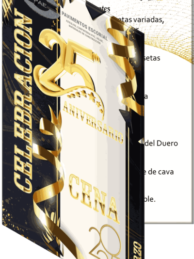 TARJETAS CELEBRACION EMPRESAS a6 PLEGADA 210x148